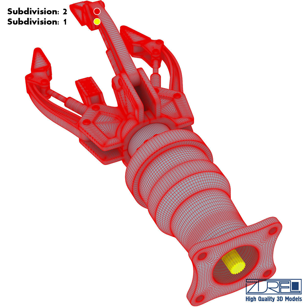 Hydraulic grab v 3 3D model_33