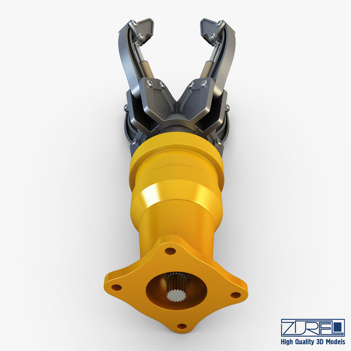 Hydraulic grab v 3 3D model_7