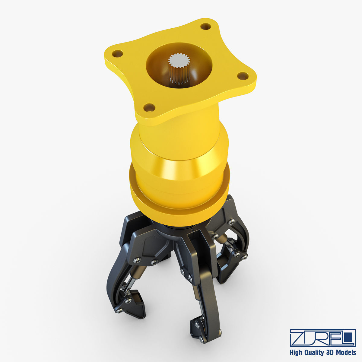 Hydraulic grab v 3 3D model_5