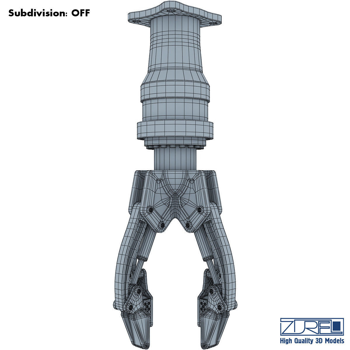 Hydraulic grab v 3 3D model_14