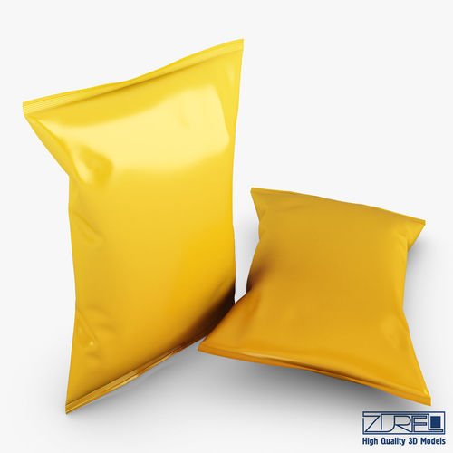 Food packaging v 1 3D model 4