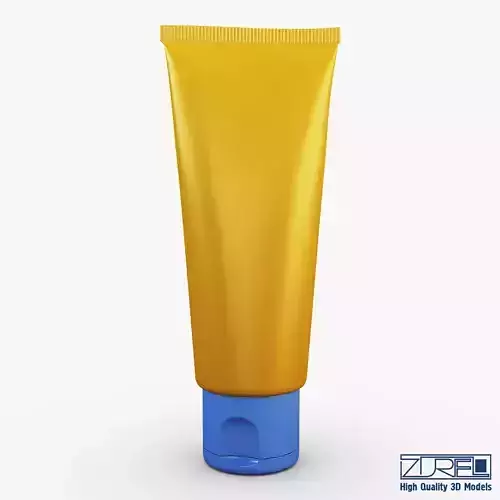 Cosmetic cream tube v 3
