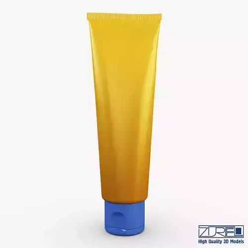 Cosmetic cream tube v 2