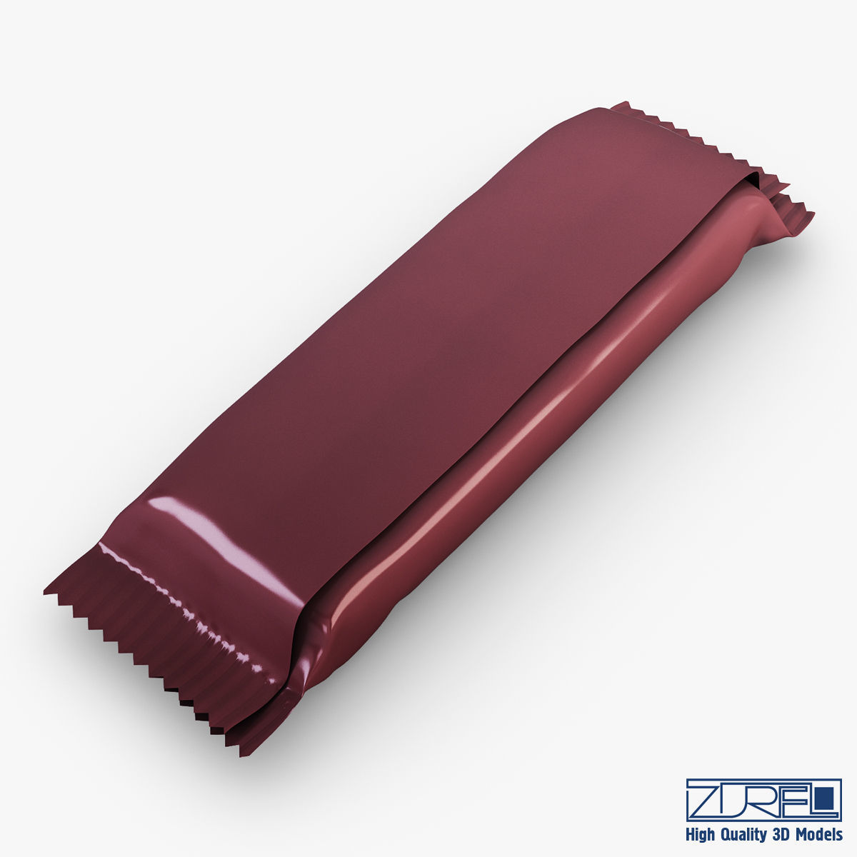 Candy wrapper v 4 3D model_1