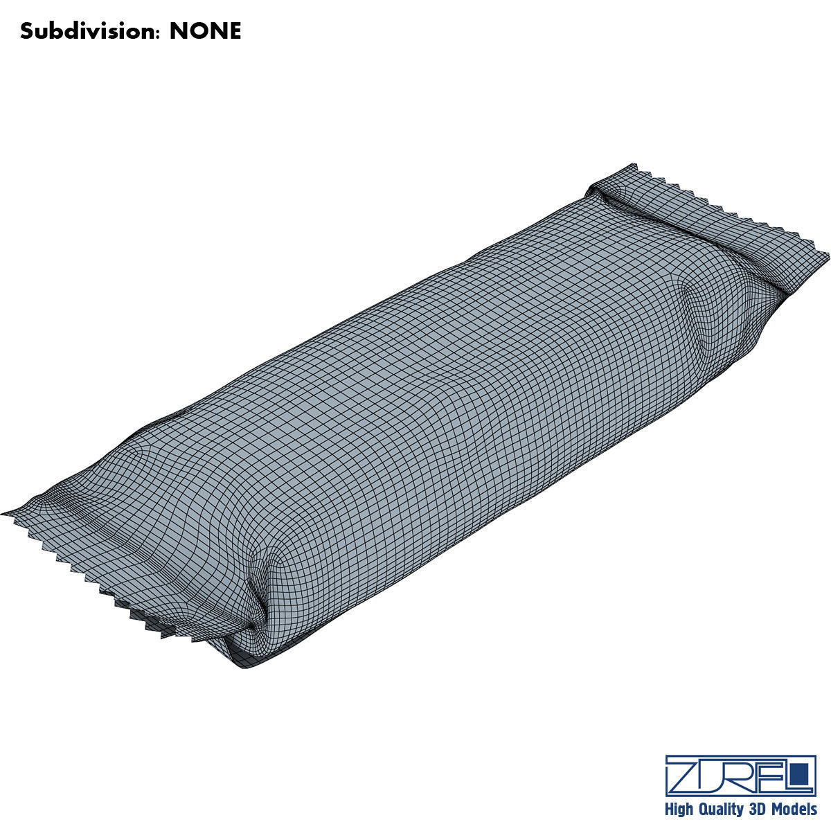 Candy wrapper v 4 3D model_10