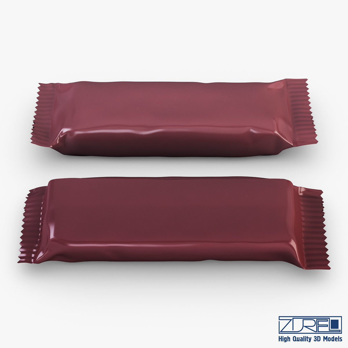 Candy wrapper v 4 3D model_8