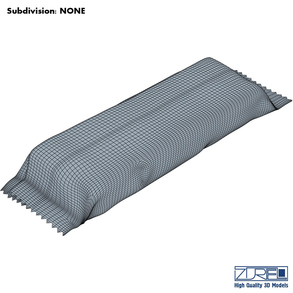 Candy wrapper v 4 3D model_11