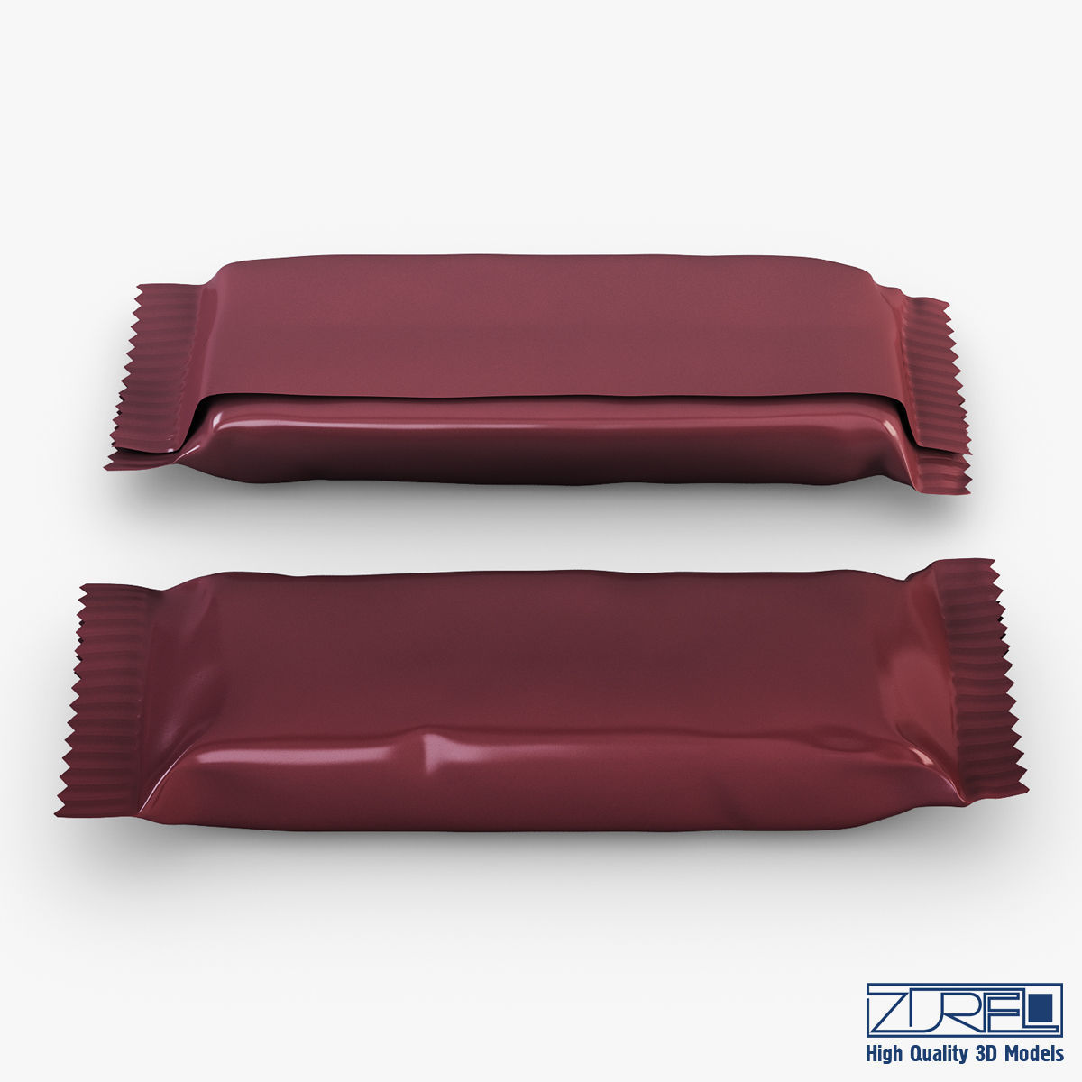 Candy wrapper v 4 3D model_6