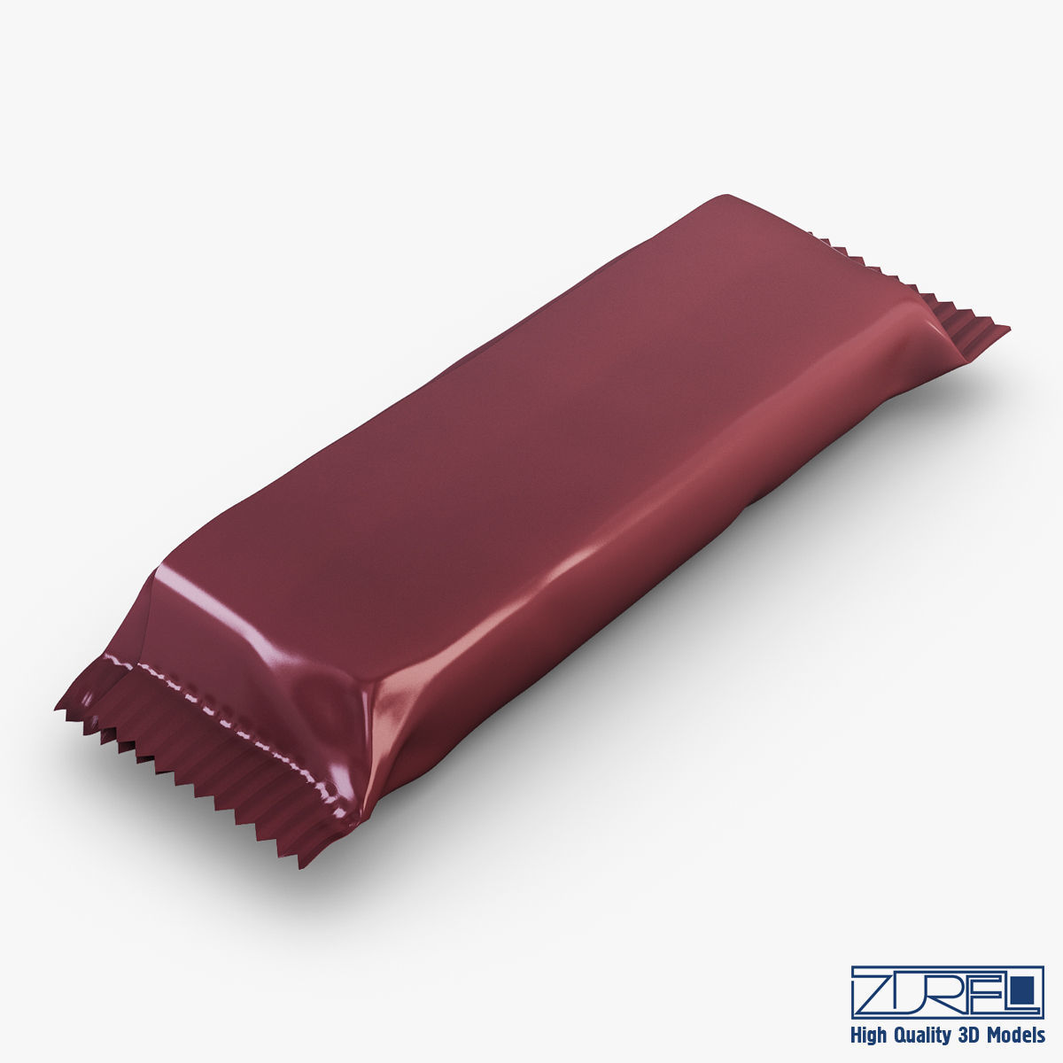 Candy wrapper v 4 3D model_3