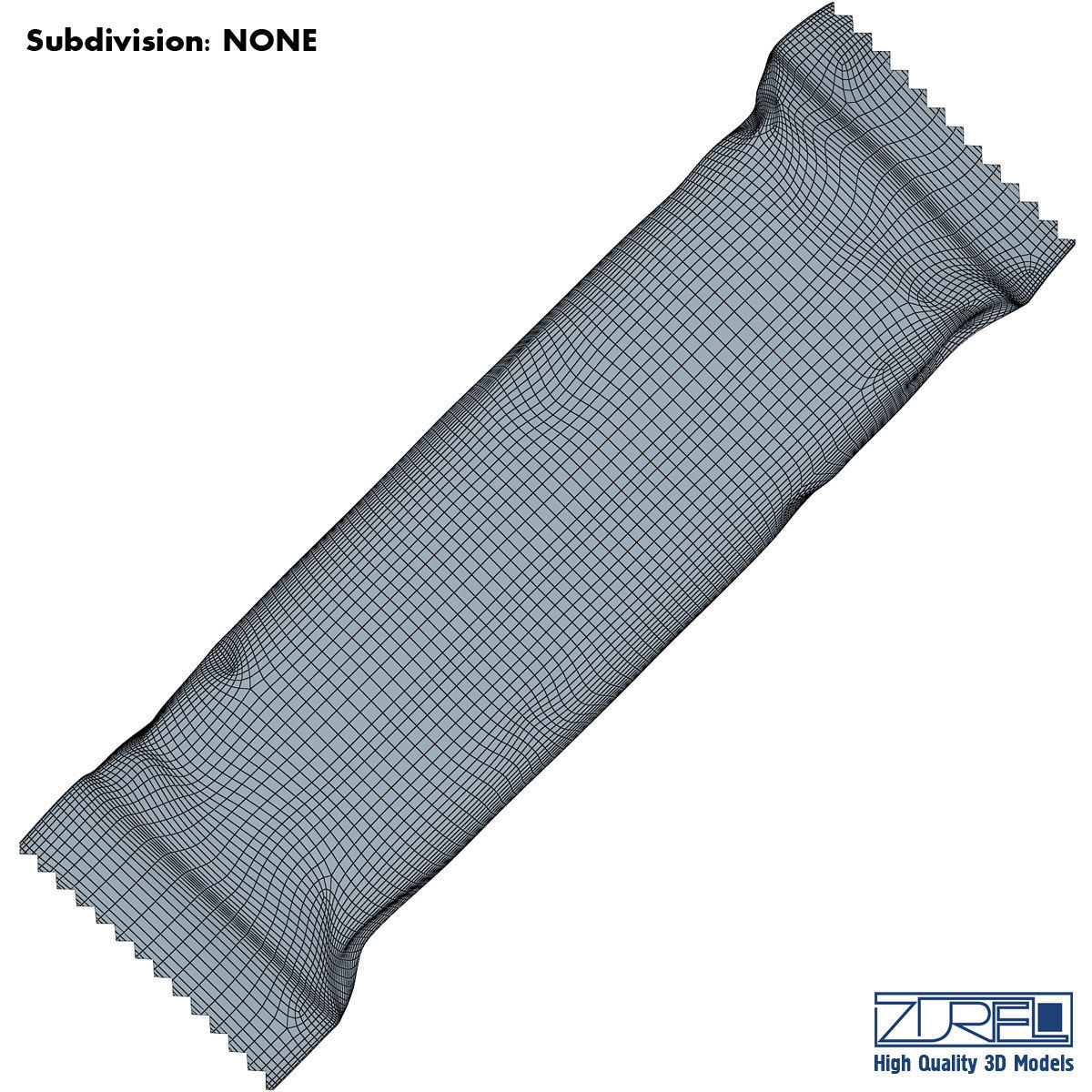 Candy wrapper v 4 3D model_12