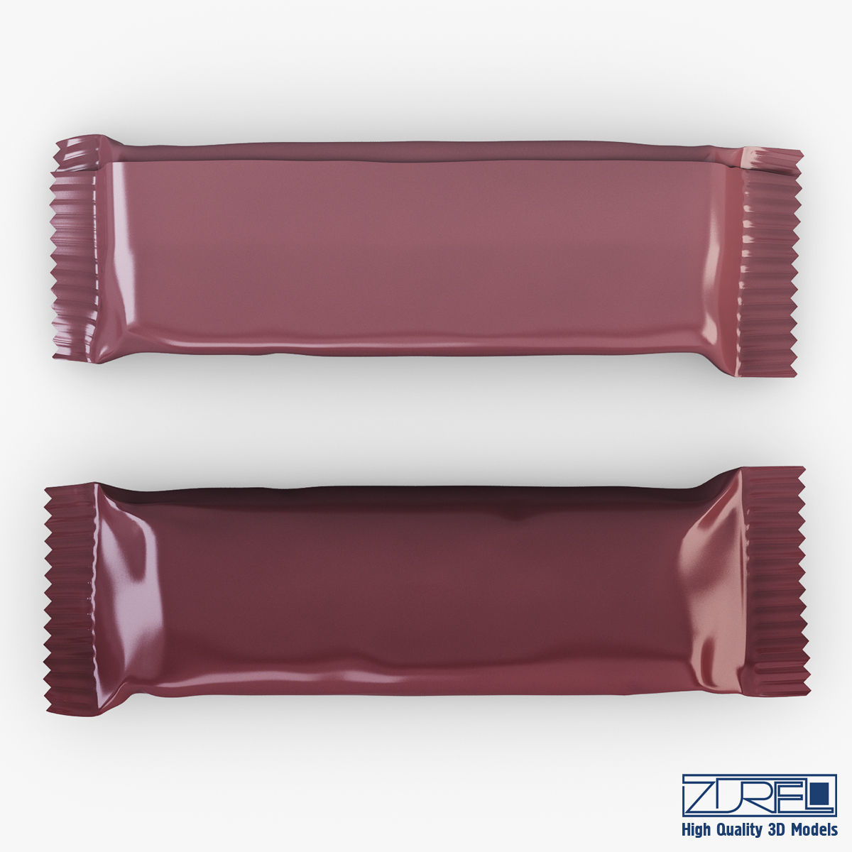 Candy wrapper v 4 3D model_9