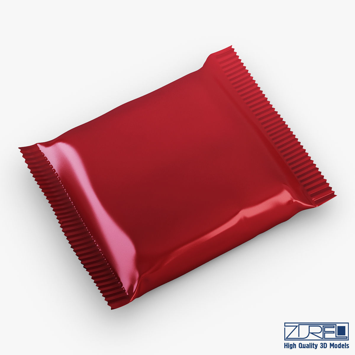 Candy wrapper v 3 3D model_1