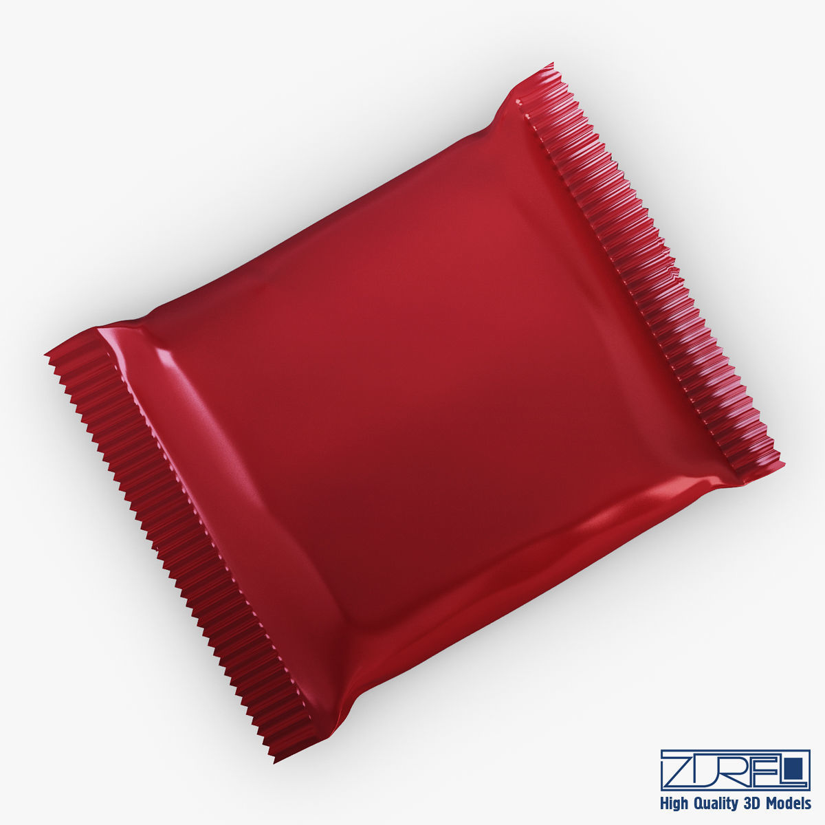 Candy wrapper v 3 3D model_2