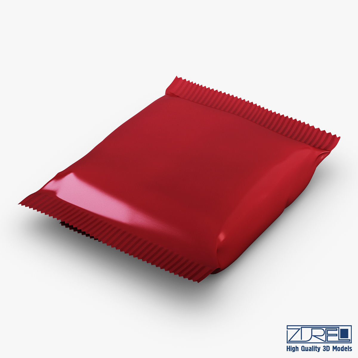 Candy wrapper v 3 3D model_8