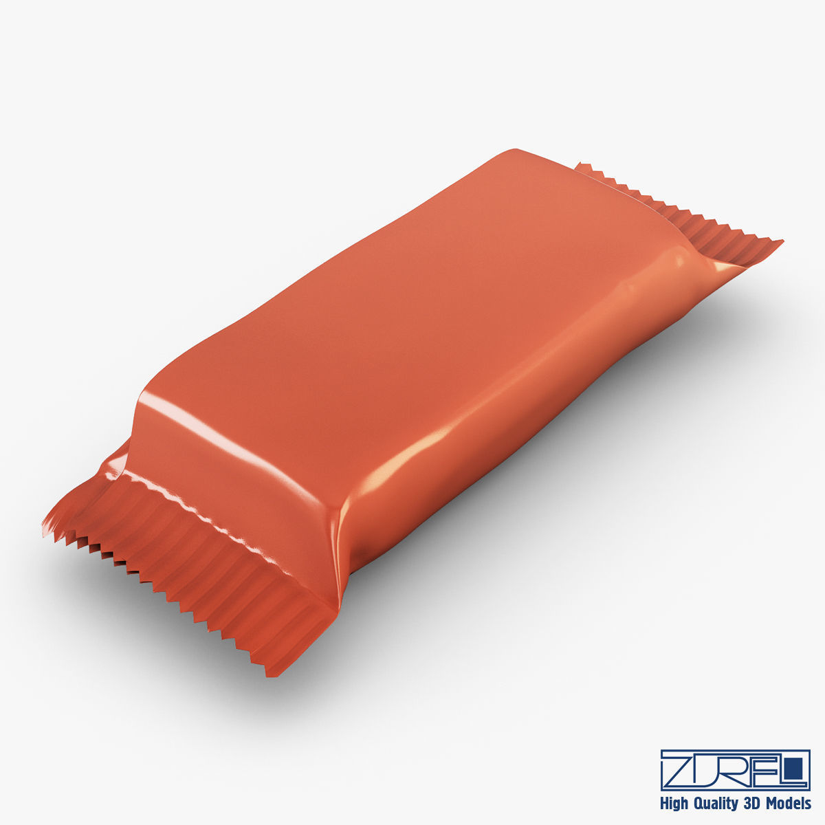 Candy wrapper v 1 3D model_3