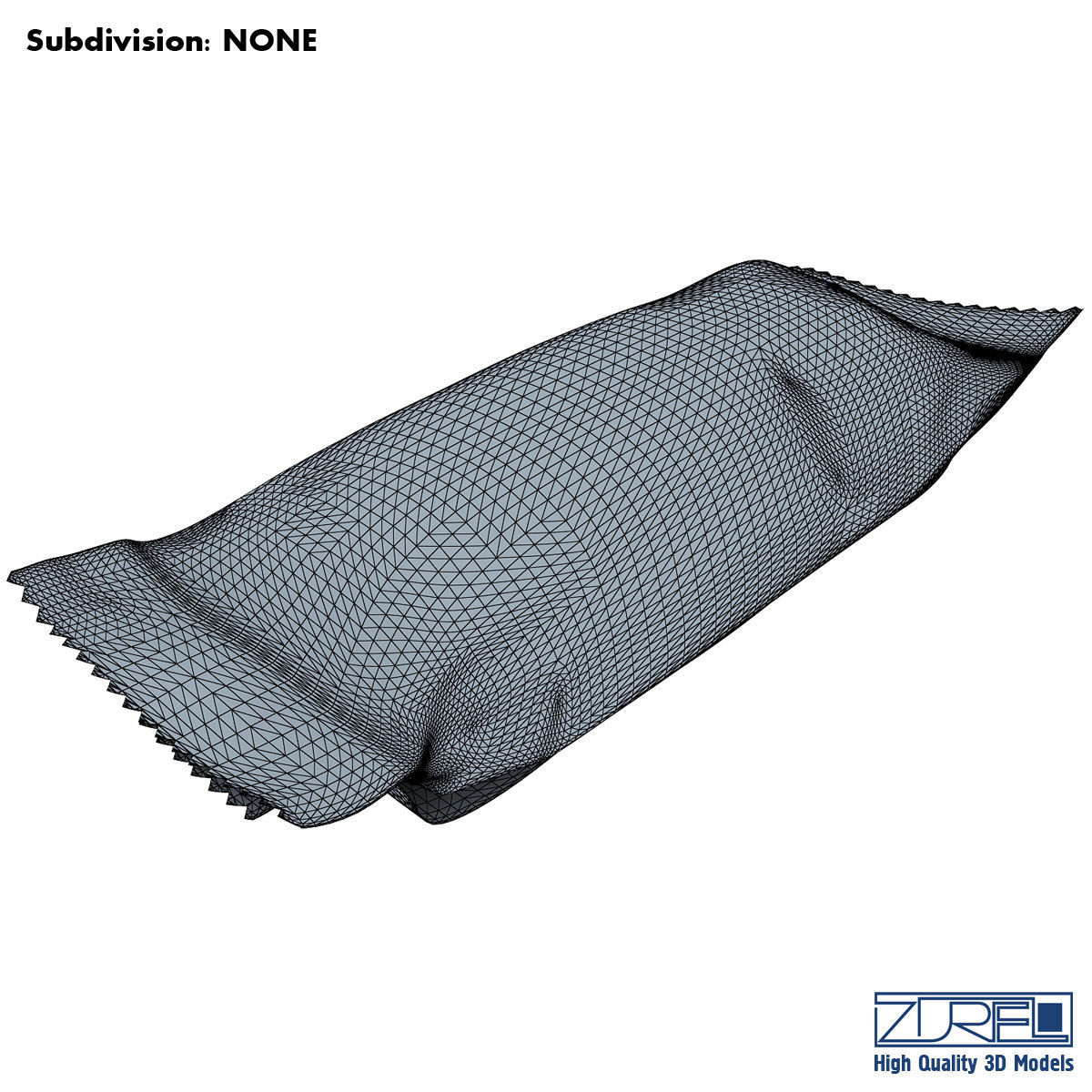 Candy wrapper v 1 3D model_10