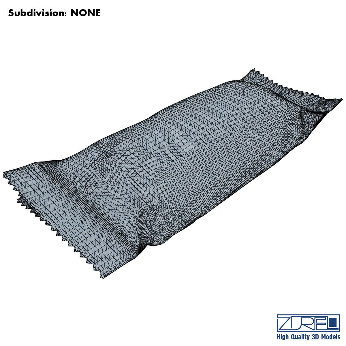 Candy wrapper v 1 3D model_11