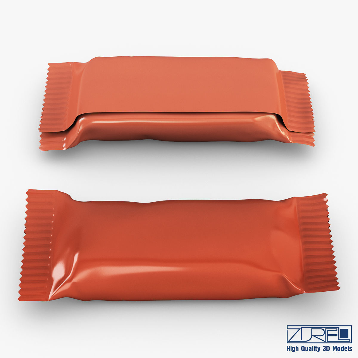 Candy wrapper v 1 3D model_6