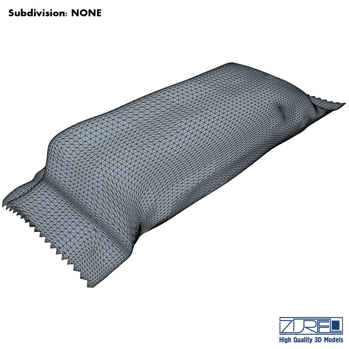 Candy wrapper v 1 3D model_12