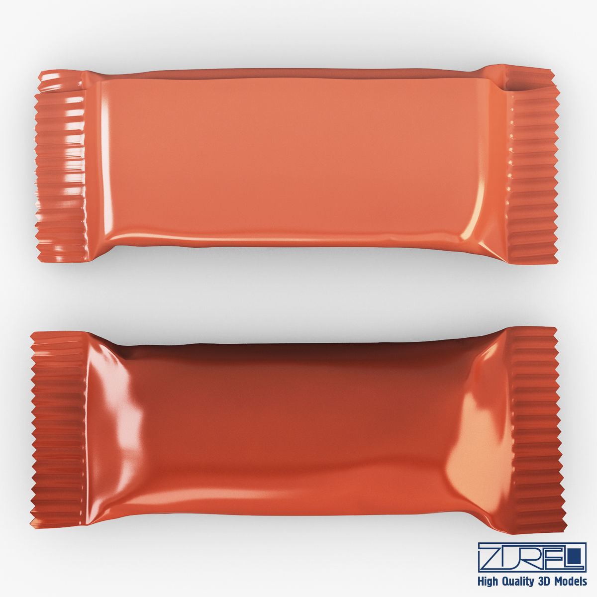 Candy wrapper v 1 3D model_9