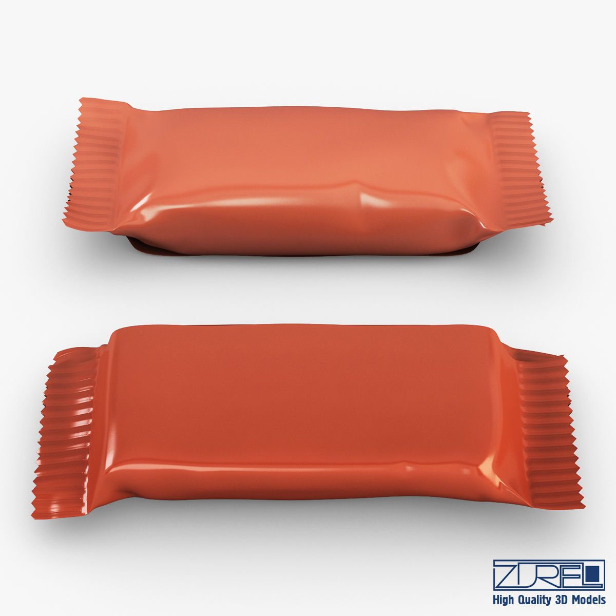 Candy wrapper v 1 3D model_8