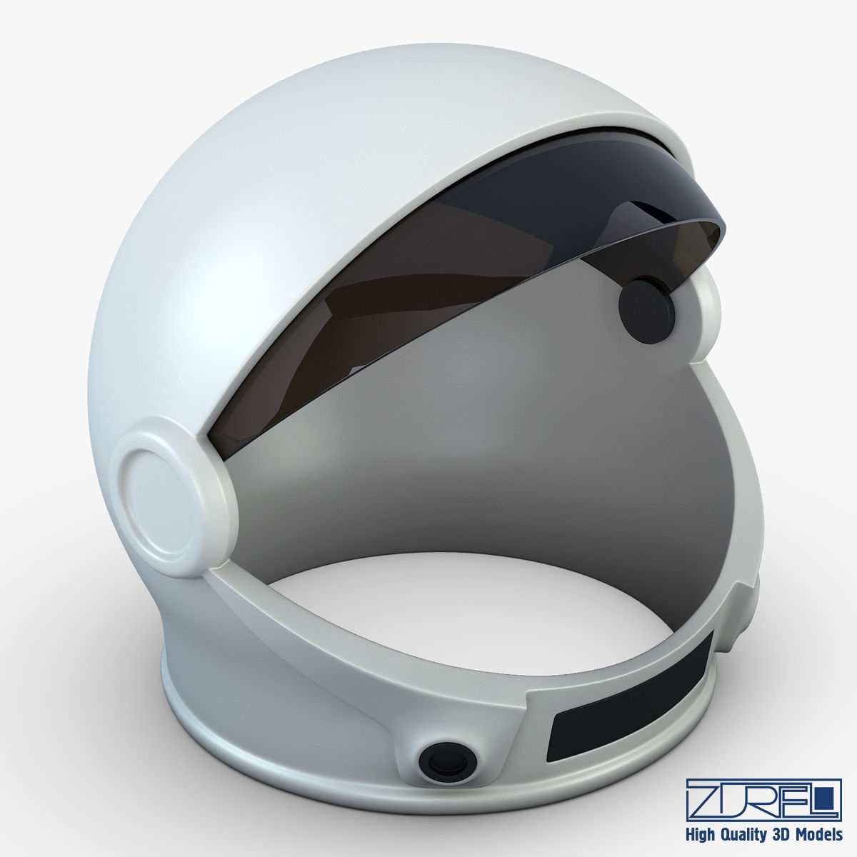 Astronaut helmet 3D model_3