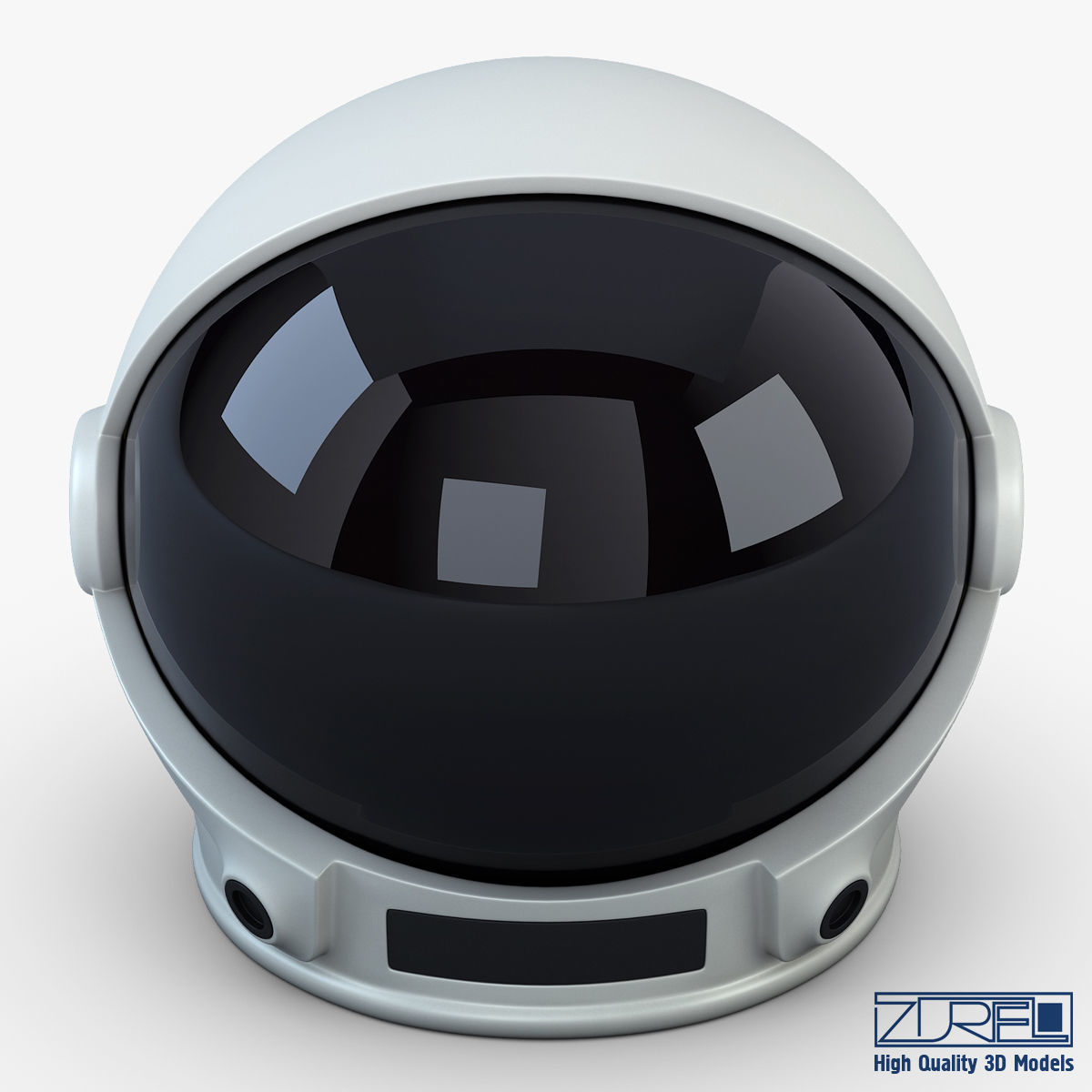 Astronaut helmet 3D model_4