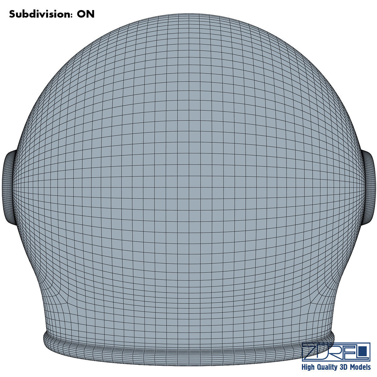 Astronaut helmet 3D model_11