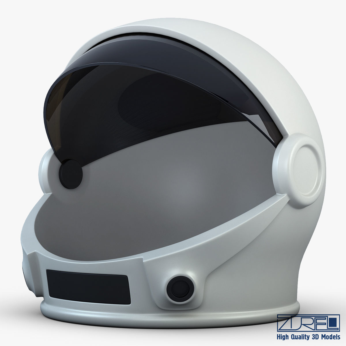 Astronaut helmet 3D model_1