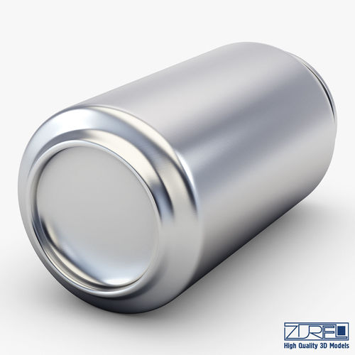 Aluminum Soda Can 3D model 6