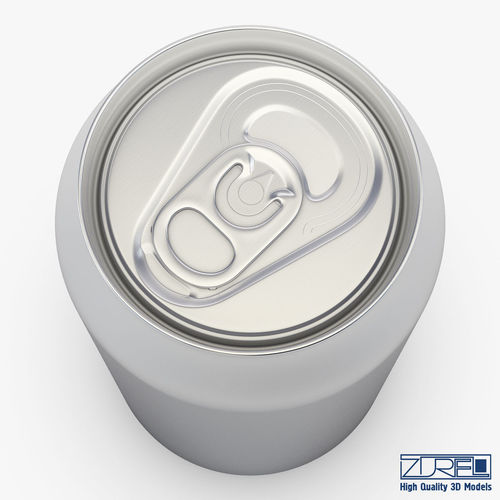 Aluminum Soda Can 3D model 4