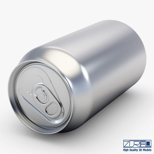 Aluminum Soda Can 3D model 5