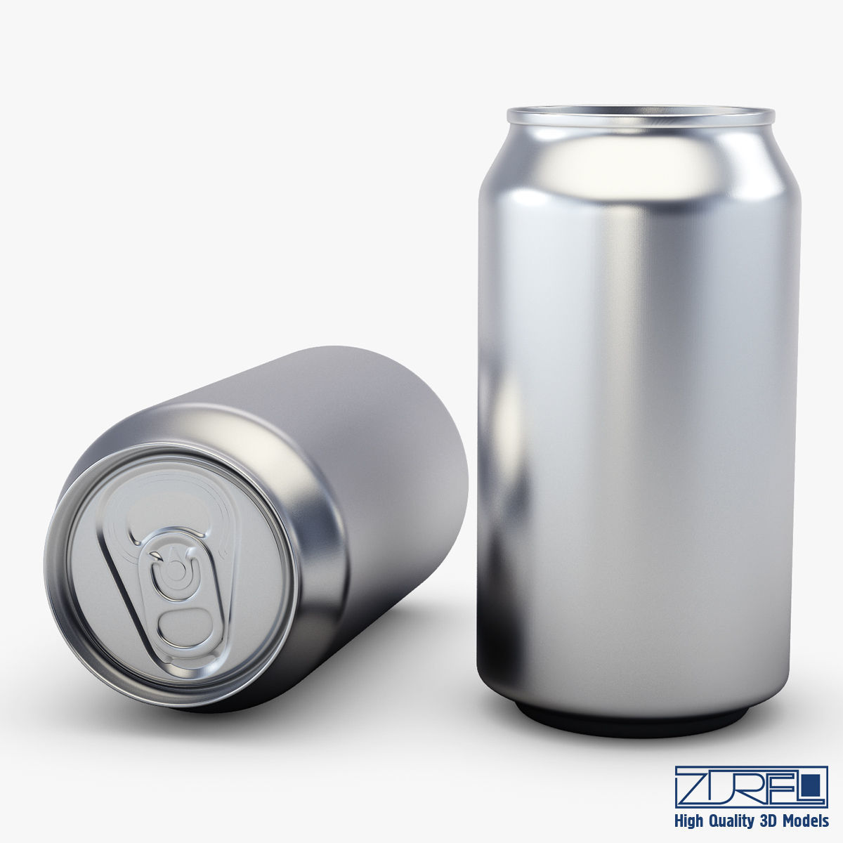 Aluminum Soda Can 3D model_7