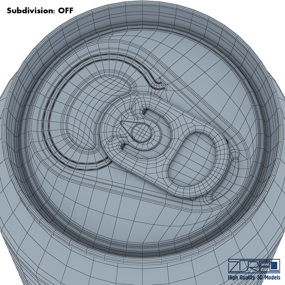 Aluminum Soda Can 3D model_15
