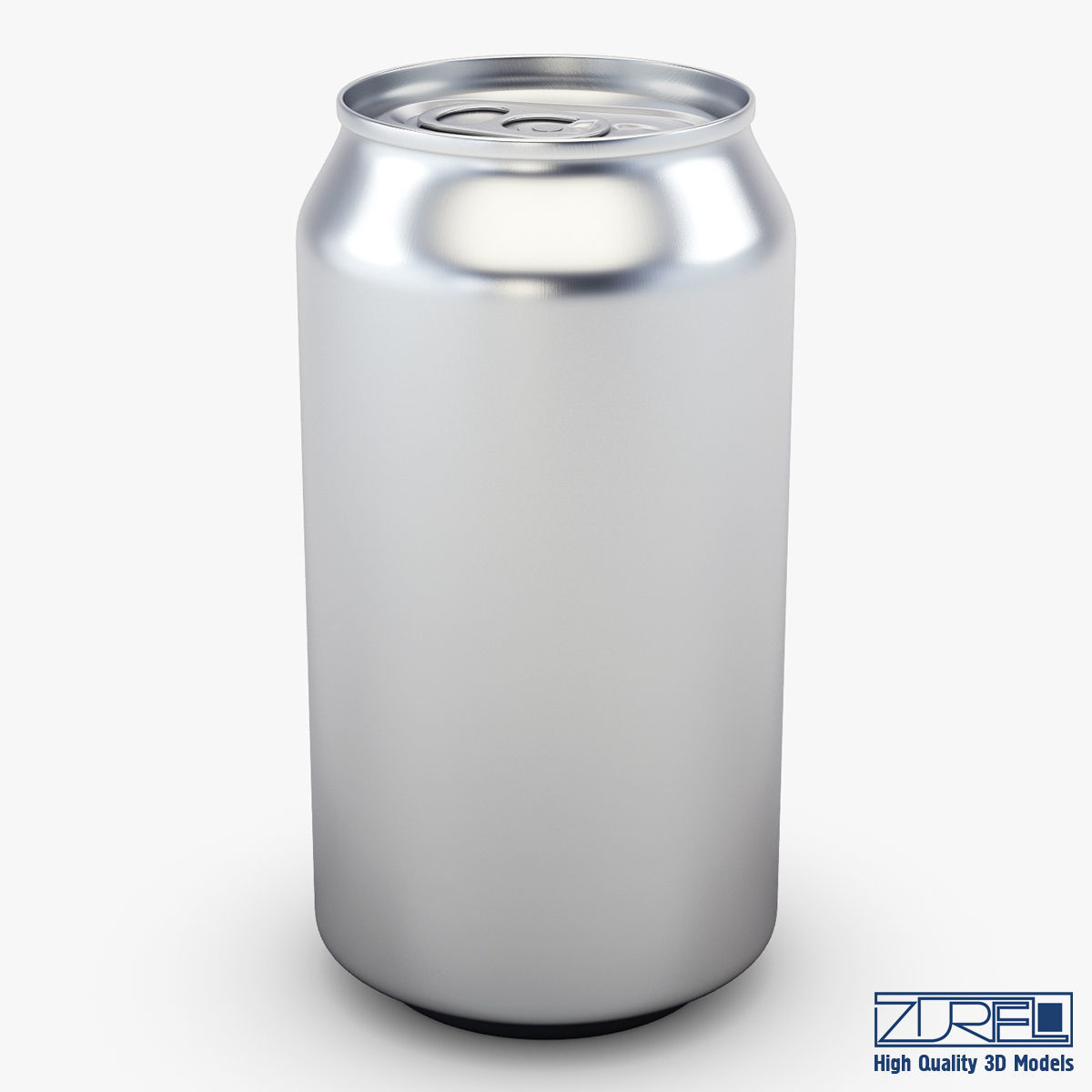 Aluminum Soda Can 3D model_1