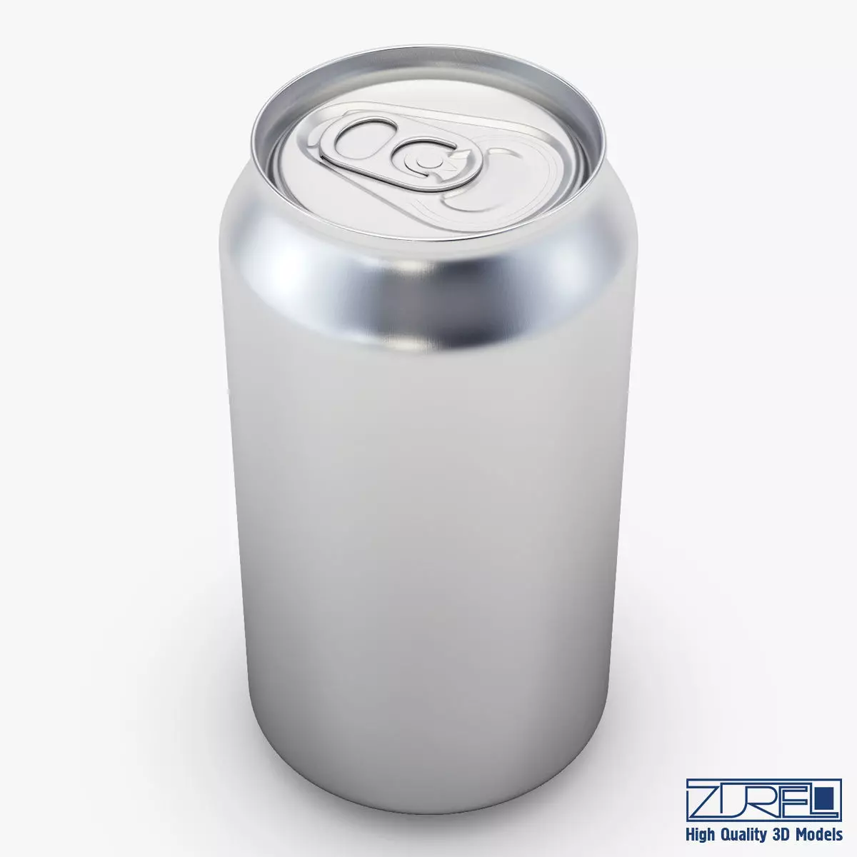 Aluminum Soda Can 3D model_0