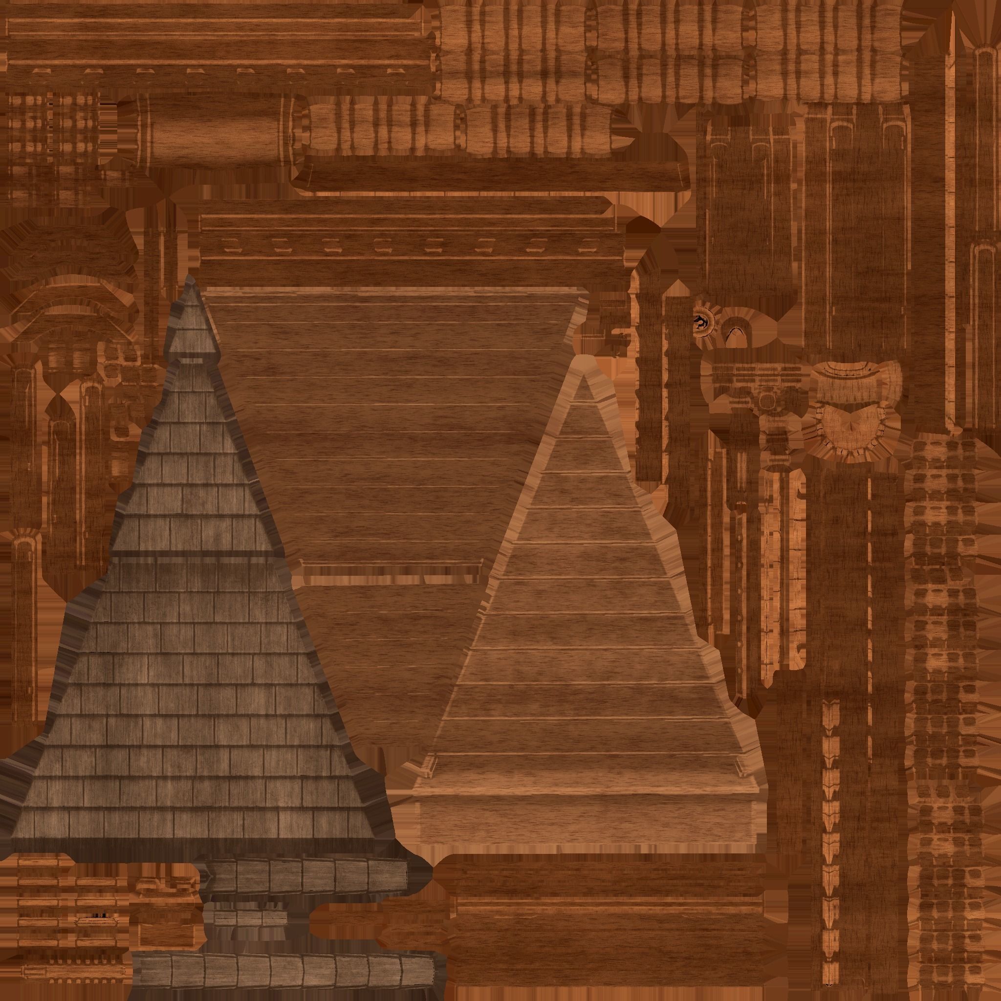 Garden Gazebo pbr Low-poly 3D model_10