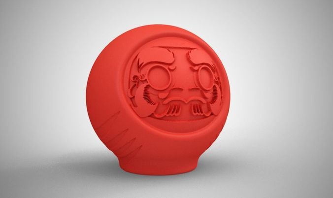 Daruma Doll 3D print model