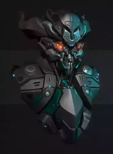 Mech Bug Statue Free 3D print model