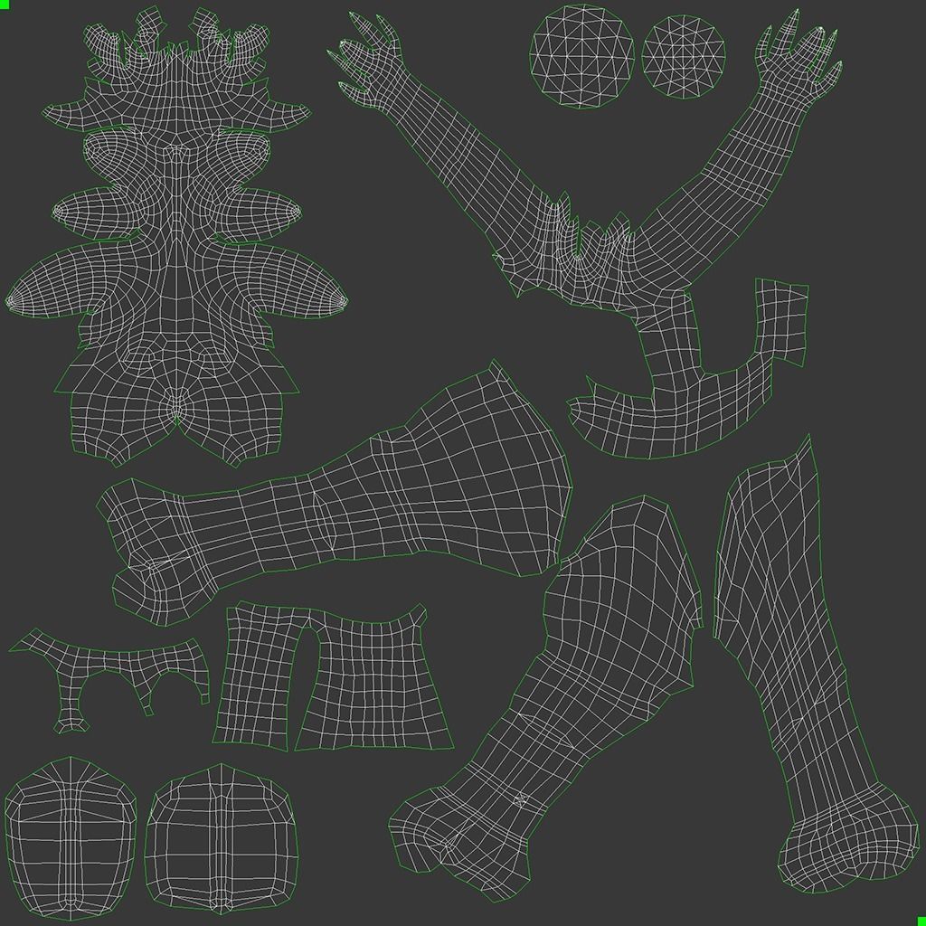 Faun Humanoid Character Sipsicorn Low-poly 3D model_8