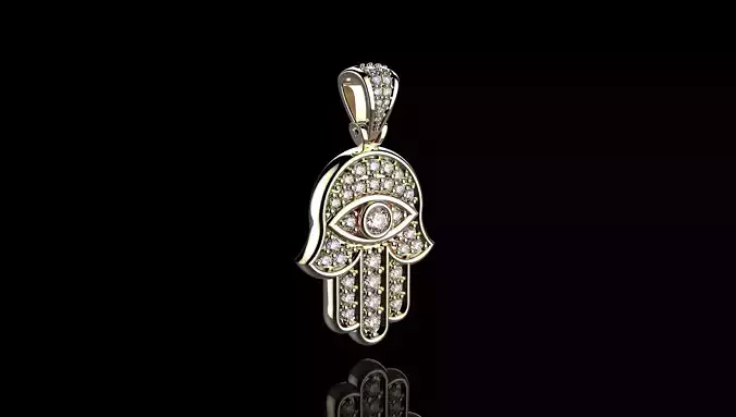 Diamond Hamsa Jewelry