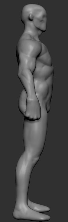 Stylized Body v3 3D model_4
