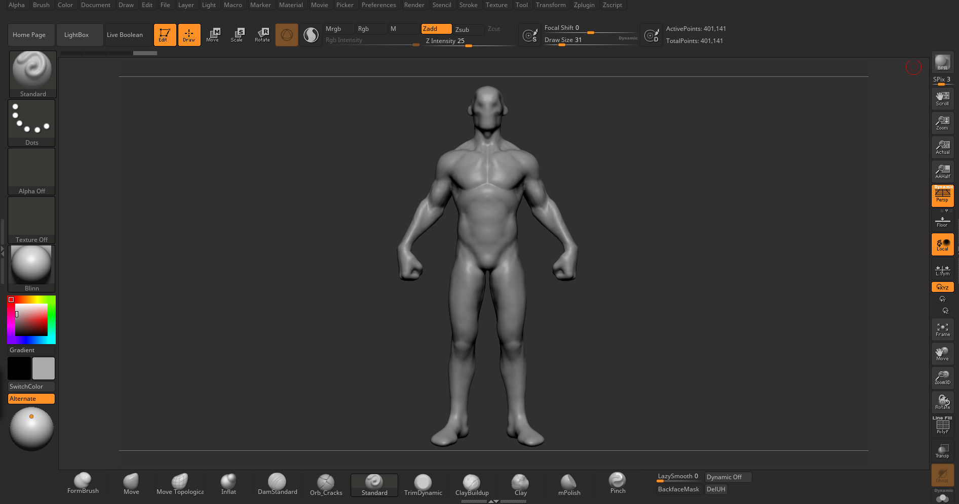 Stylized Body v3 3D model_7