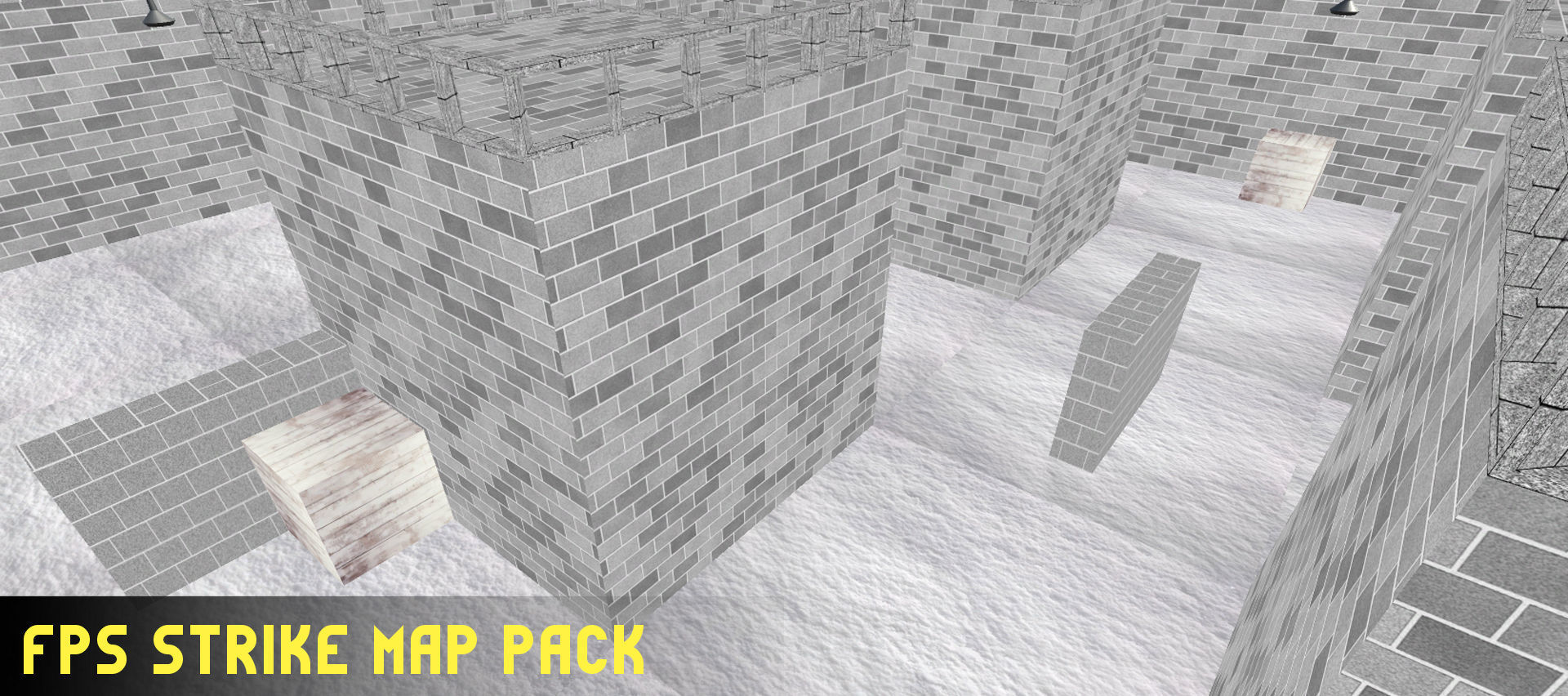 FPS Strike Map Low-poly 3D model_13