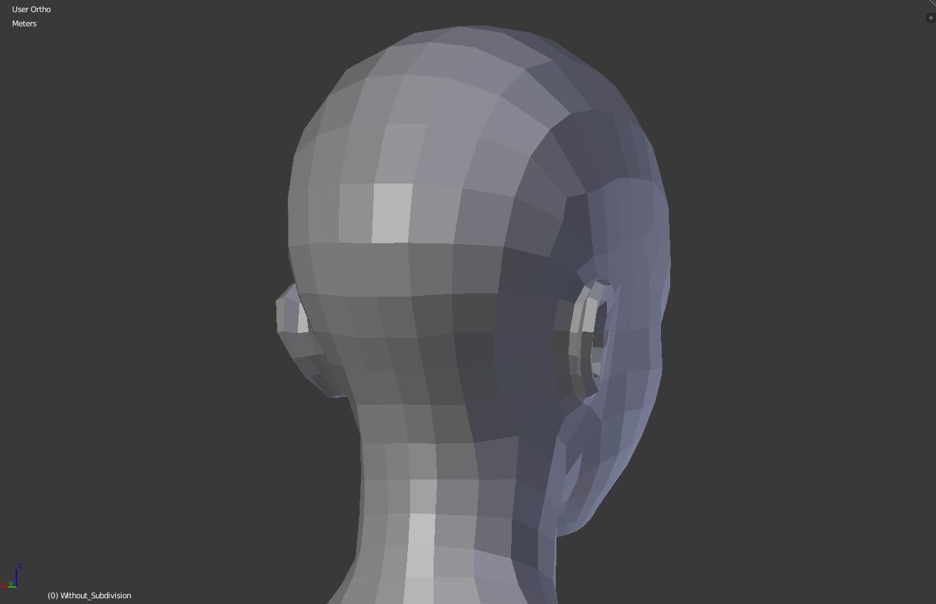 Female base body 3D model_11