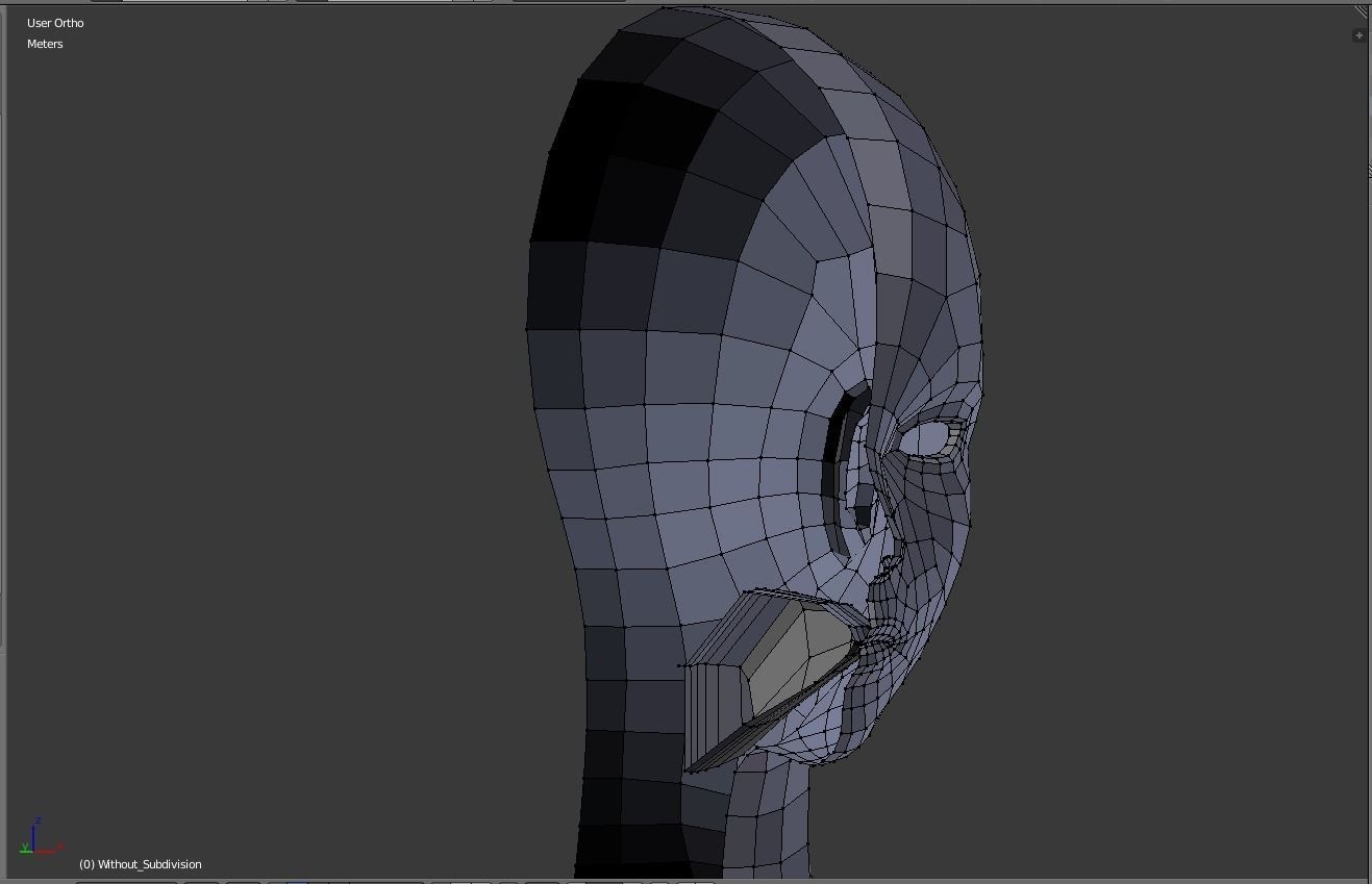 Female base body 3D model_21