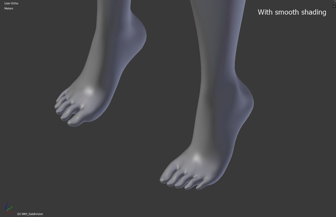 Female base body 3D model_27