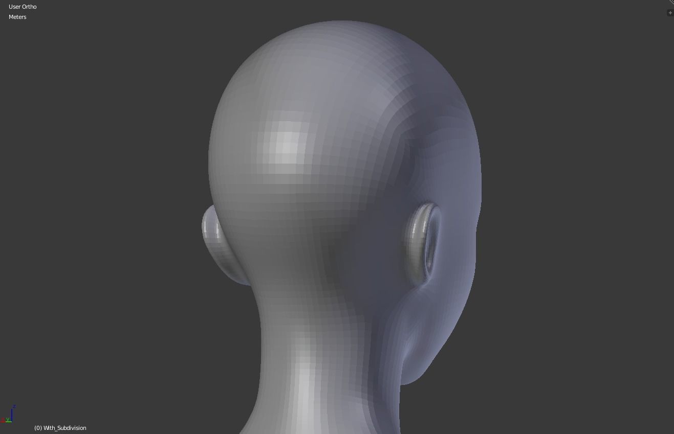 Female base body 3D model_10