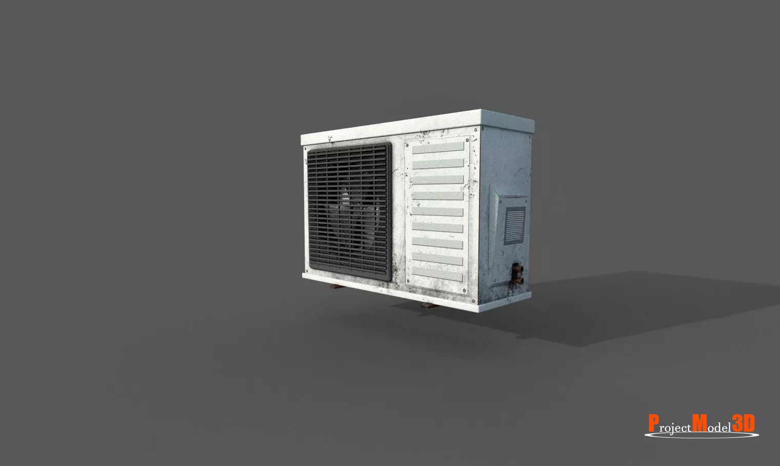 Air Conditioner  Version 001 Low-poly 3D model_0