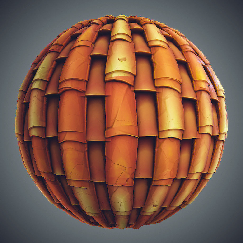 Stylized Roof Materials Texture_5
